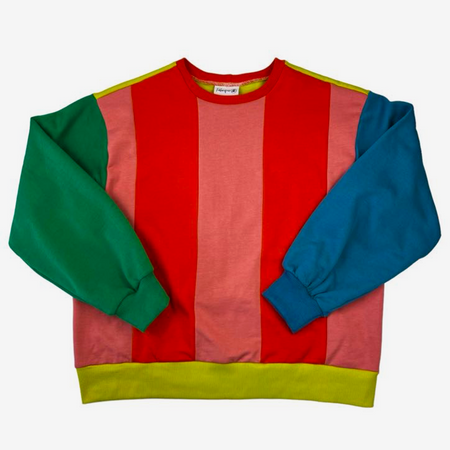 Multicolor Colorblock Sweater