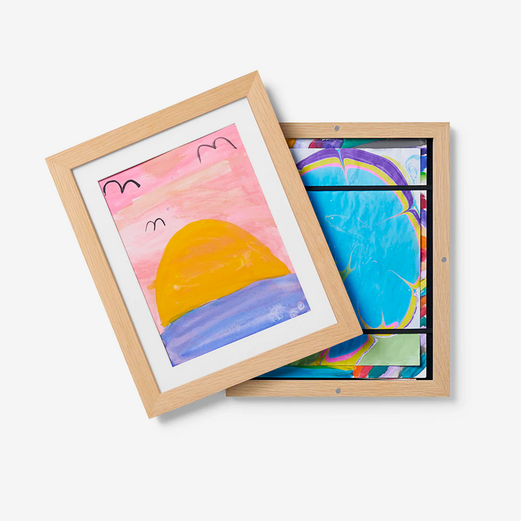 Natural frame for children's works [8.5 x 11in] 