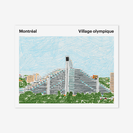Carte postale 'Montréal - Village Olympique'