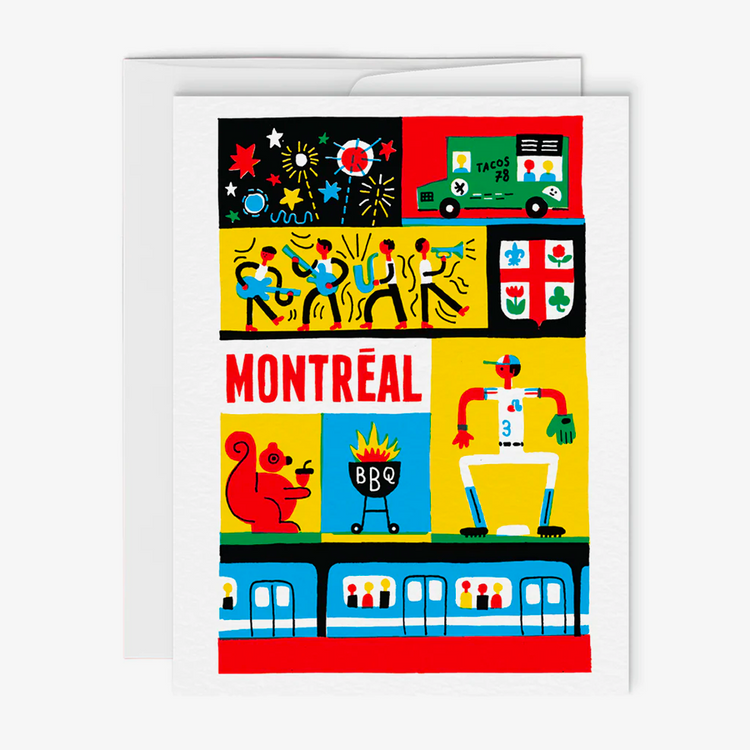 Carte de souhait 'Montréal en été'