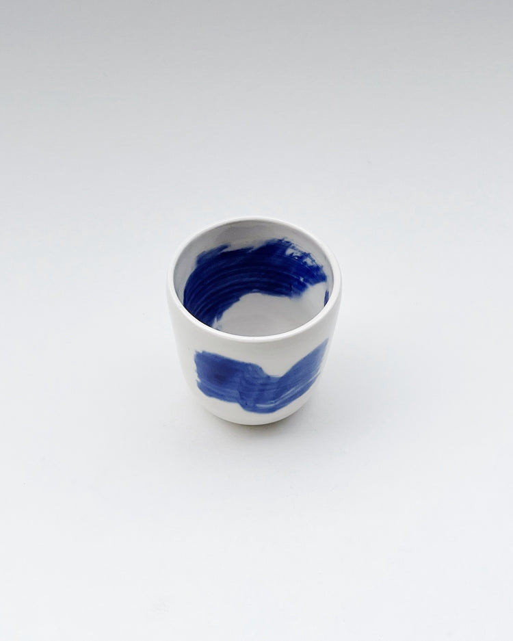 Brushes ceramic tumbler [various colours]