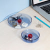 Blue two-tone glass tray [various sizes] 