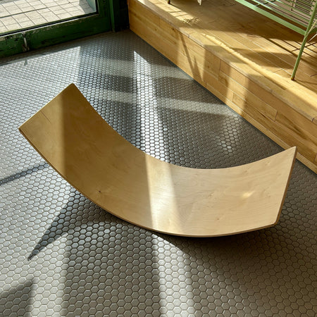 Berceuse / Planche d'équilibre en bois [tel quel]