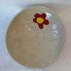 Flower ceramic fruit bowl