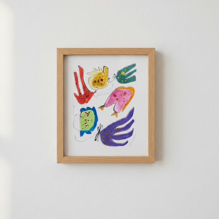 Oeuvre originale 'pouce vert no.26'