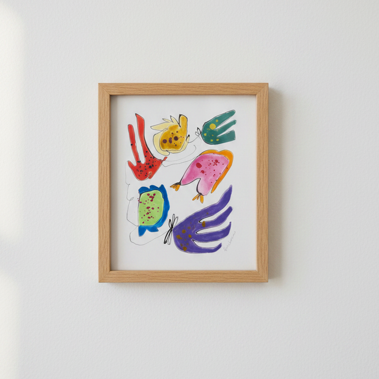 Oeuvre originale 'pouce vert no.26'