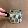 Abstract ceramic mug with full handle #17