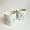 Butterflies &amp; Tulips Satin Cup [various models]