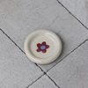 Mini assiette Fleur [couleurs variées]