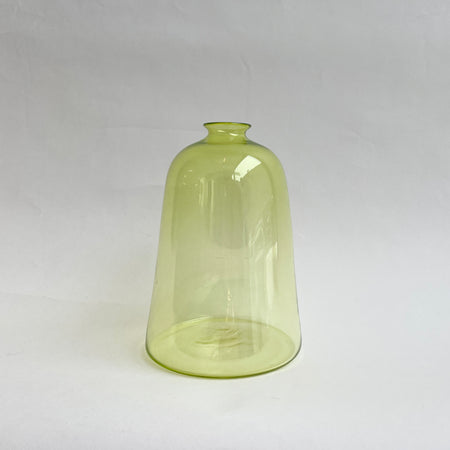 Grand vase bouteille Jaune-lime #11