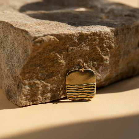 Ocean brass necklace