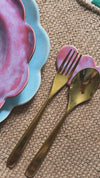 Repose-couvert fleur en porcelaine [couleurs variées]