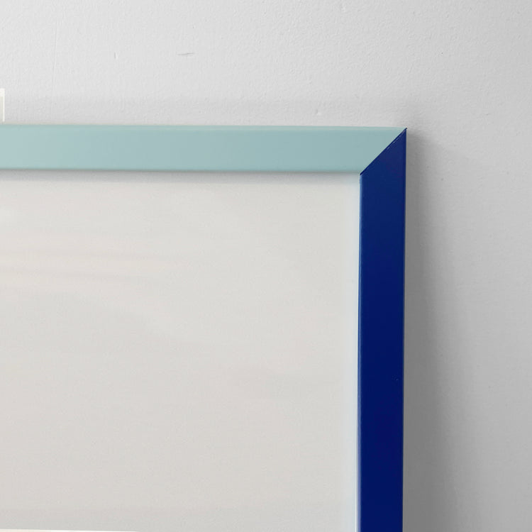 Navy/blue frame with glass [A3 - 11.7 x 16.5in]