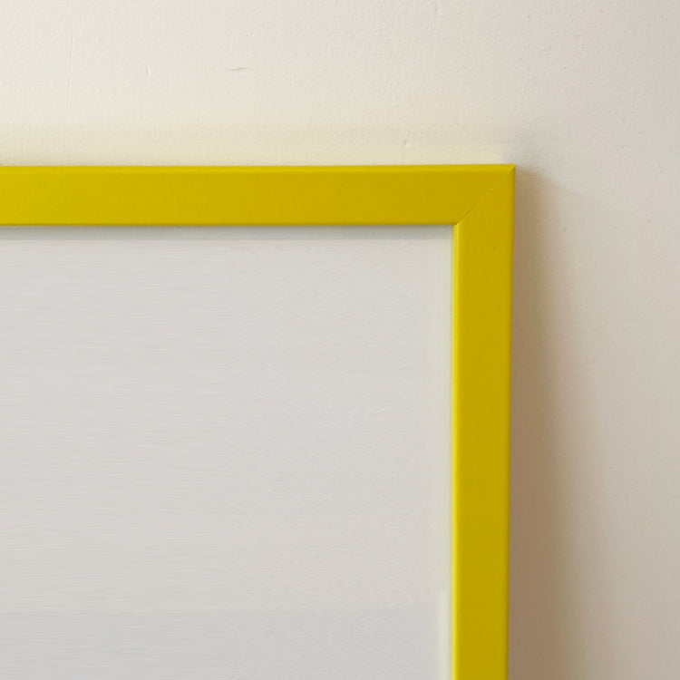 Yellow frame with glass [A3 - 11.7 x 16.5in]