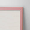 Cadre rose avec vitre [A3 - 11.7po x 16.5po]