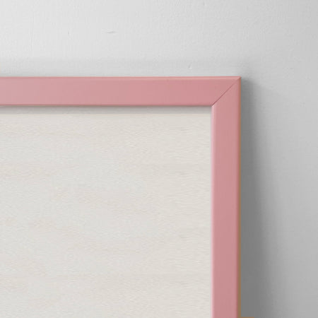 Cadre rose avec vitre [8 x 10 po]