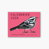 Calendrier 2026 Oiseaux du Québec