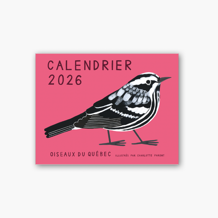 Calendrier 2026 Oiseaux du Québec