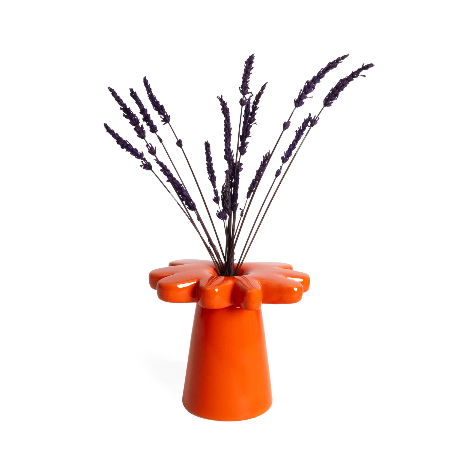 Vase Marguerite orange