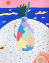 Oeuvre originale 'Amour Terrazzo'