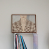 Cadre chêne foncé et plexiglas [50x70cm]