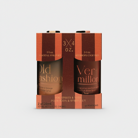 Kit sirops à cocktail ambré [2 bouteilles]