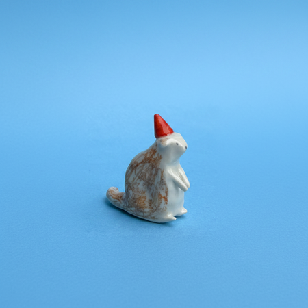 Figurine Marmotte en céramique