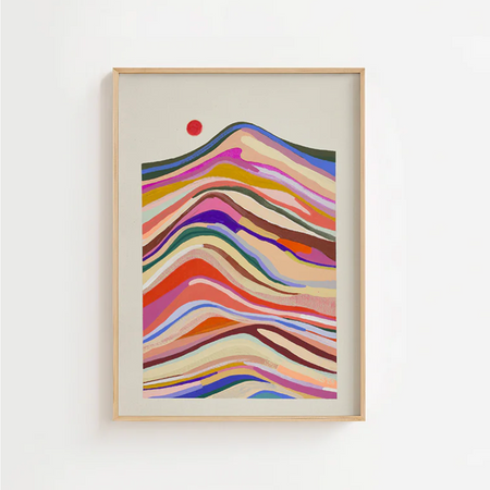 Affiche 'Wavy Stripes'