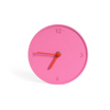 Horloge ronde bicolore fuschia