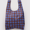 Sac réutilisable standard Tartan bleu