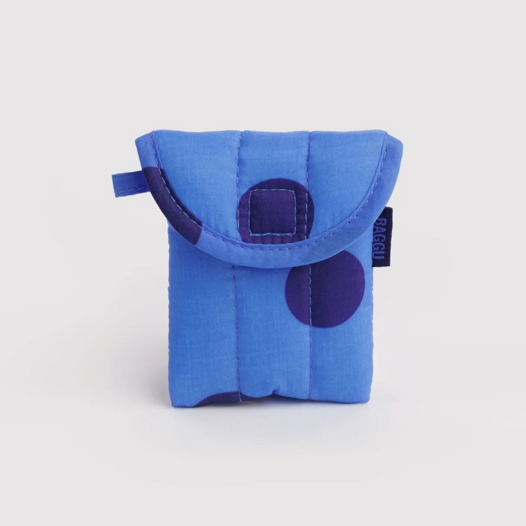 Étui à écouteurs Blue Polka Dots