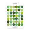 Feuille d'autocollants Cercles [couleurs variées]