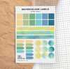 Feuille d'autocollants Étiquettes [couleurs variées]