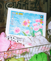 Affiche risographie 'Flowers'