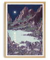 Affiche risographie 'Bivouac'