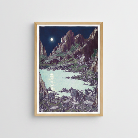 Affiche risographie 'Bivouac'