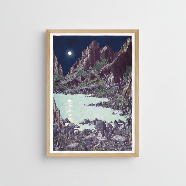 Affiche risographie 'Bivouac'