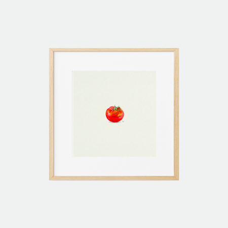 Affichette aquarelle 'Miniature Tomate'