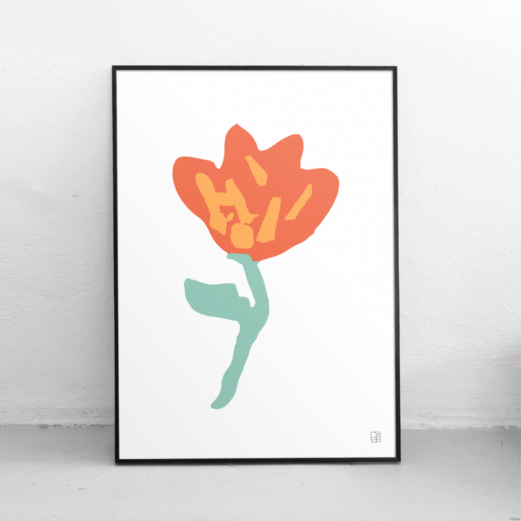 Affiche 'Grosse fleur'