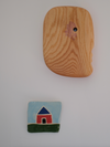 Pièce murale en céramique 'Petite Maison'