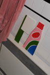Pièces murales en céramique 'Pâte + brosse à dents'
