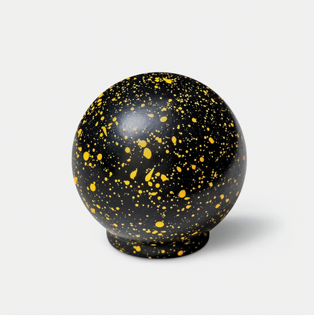 Poignée (ou crochet) splash jaune sur noir [sur-commande]