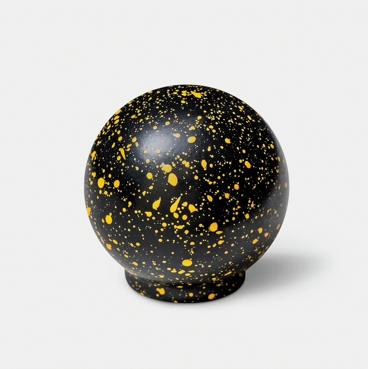 Poignée (ou crochet) splash jaune sur noir [sur-commande]