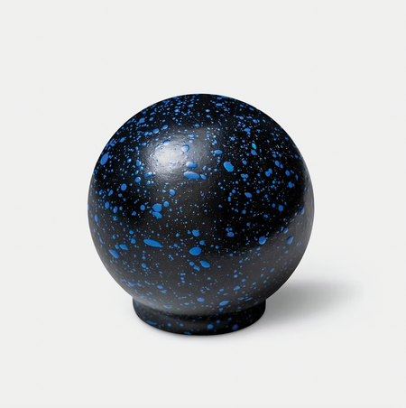Poignée (ou crochet) splash bleu sur noir [sur-commande]