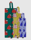 Set of 3 Snoppy zippered pouches