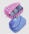Ensemble de 2 cubes de rangement Rayures