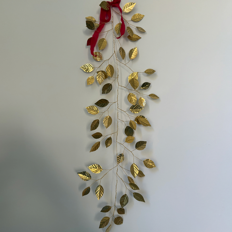 Prunus Tomentosa Brass Garland