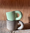 Tasse et soucoupe limette