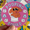Autocollant Pooping Squad