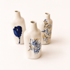 Vase soliflore plat en céramique